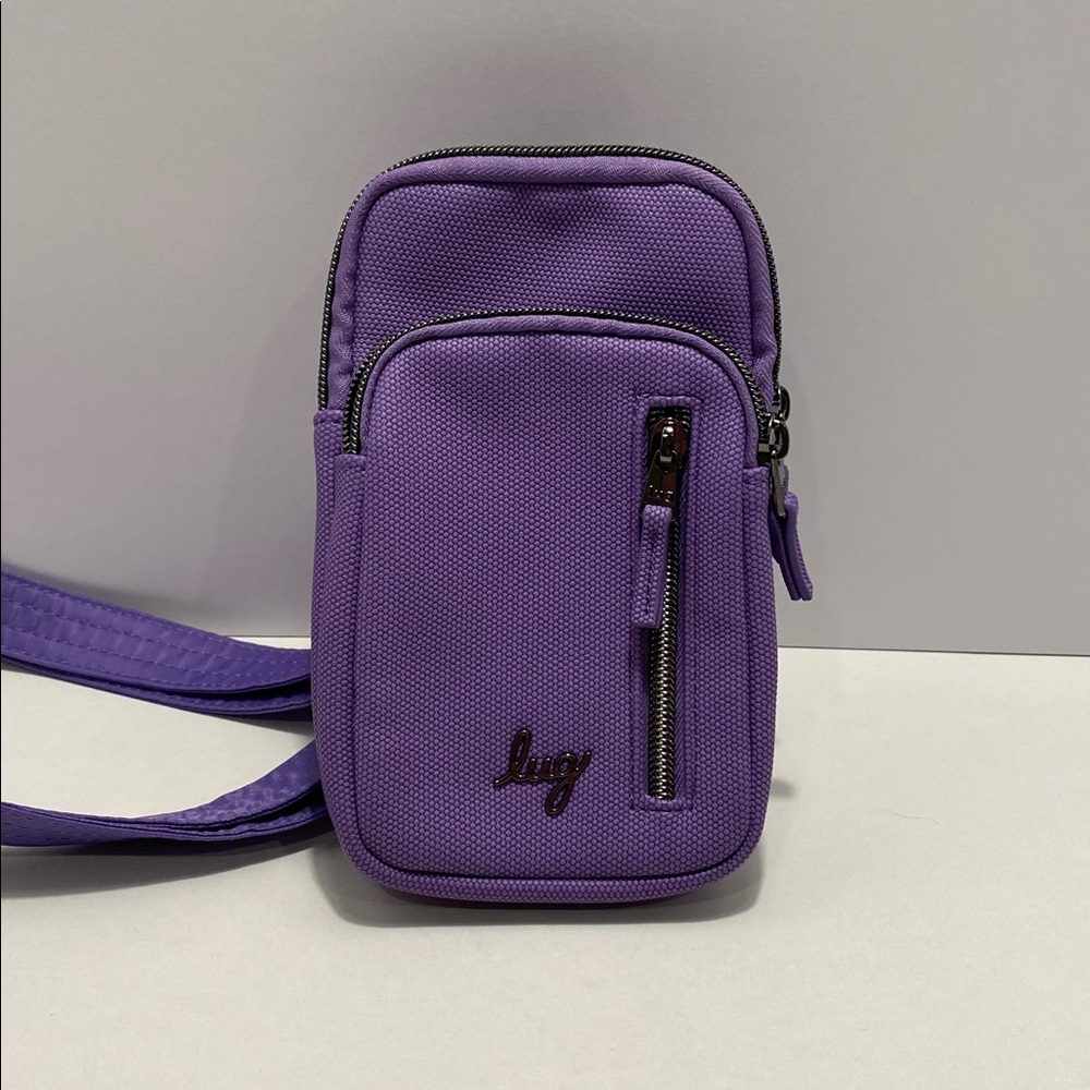 lug Pitter Patter Matte Luxe (ML) Crossbody/Belt Bag NWT Amethyst Stripe
